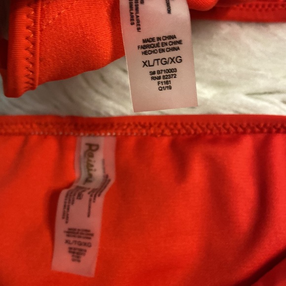 Raisins Two pieces swim brand new with tags size XL color red - Picture 14 of 17